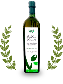 Botella de aceite de oliva